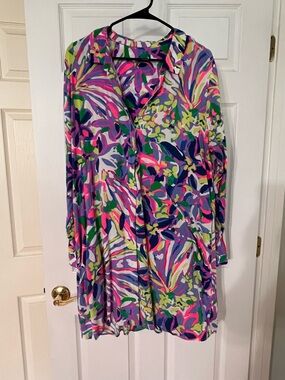 Vibrant Multicolor Printed Tunic Top